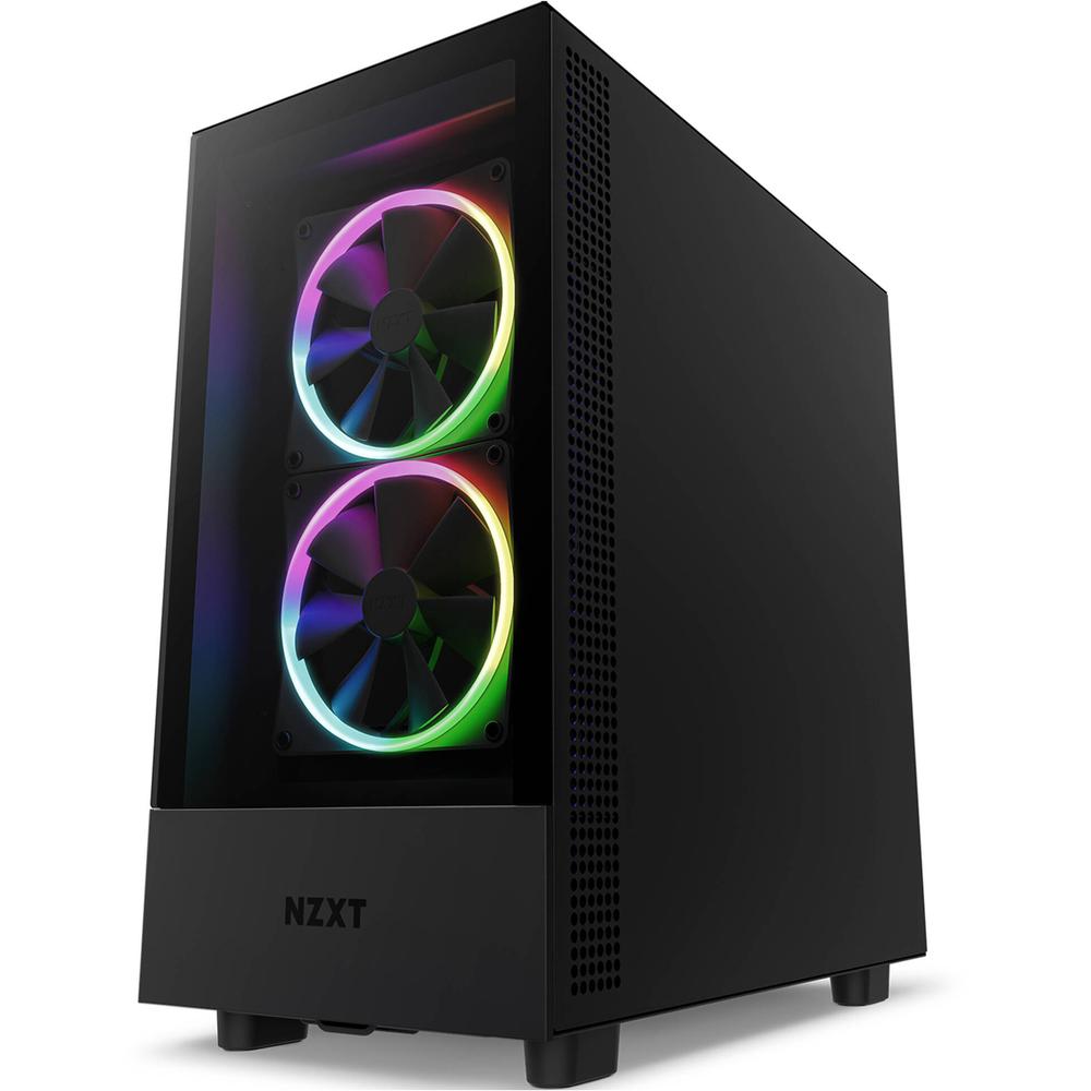 Foto 4 pulgar | Gabinete Gamer Nzxt H5 Elite Atx Media Torre 3 Fan Cristal Templado Usb-c Rgb Negro Cc-h51eb-01