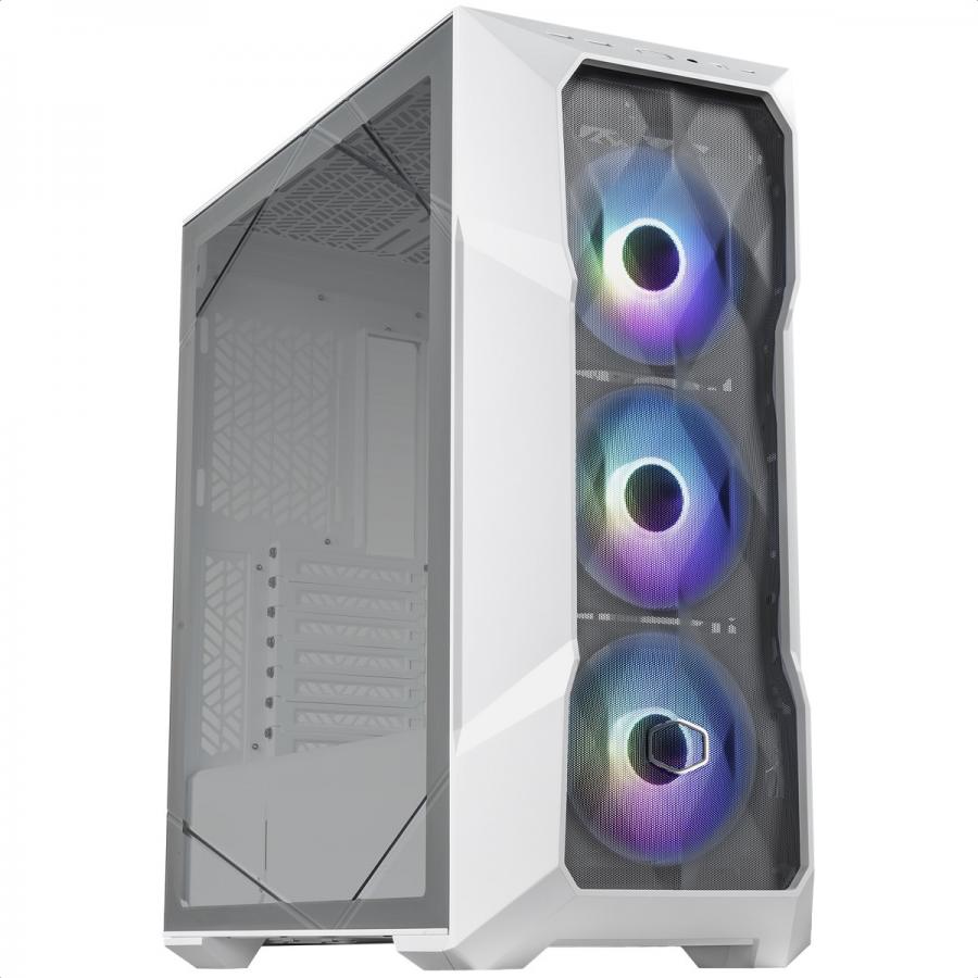 Foto 2 pulgar | Gabinete Cooler Master Masterbox Td500 Mesh V2 White Argb Usb3 3 Ventiladores Vidrio Templado Td500v2-wgnn-s00