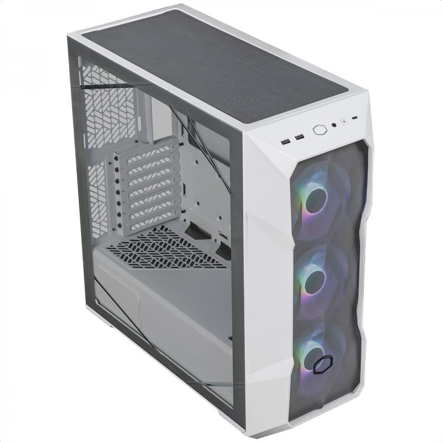 Foto 3 | Gabinete Cooler Master Masterbox Td500 Mesh V2 White Argb Usb3 3 Ventiladores Vidrio Templado Td500v2-wgnn-s00