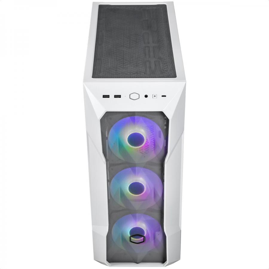 Foto 4 | Gabinete Cooler Master Masterbox Td500 Mesh V2 White Argb Usb3 3 Ventiladores Vidrio Templado Td500v2-wgnn-s00