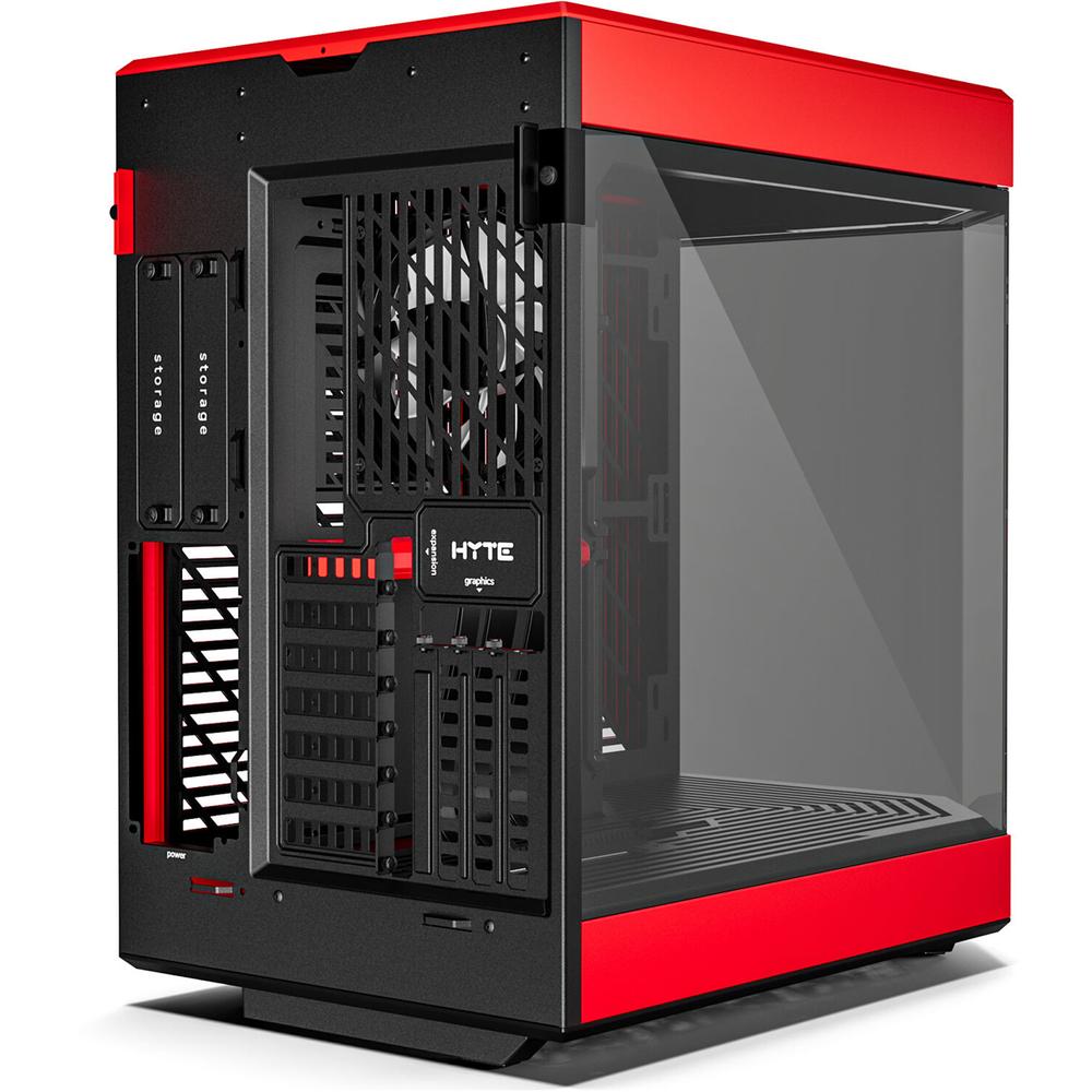 Foto 5 pulgar | Gabinete Gamer Hyte Y60 E-atx Media Torre 3 Fan Cristal Templado Usb-c Rojo Cs-hyte-y60-br