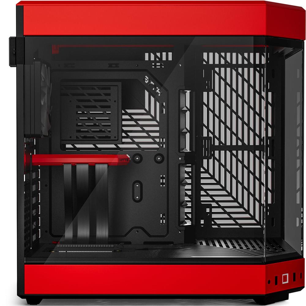 Foto 7 pulgar | Gabinete Gamer Hyte Y60 E-atx Media Torre 3 Fan Cristal Templado Usb-c Rojo Cs-hyte-y60-br