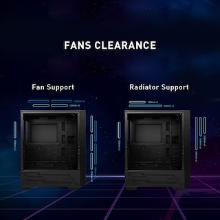 Foto 6 | Funda para PC Msi Mag Forge 112r con 4 Ventiladores Argb de 120 mm - Venta Internacional