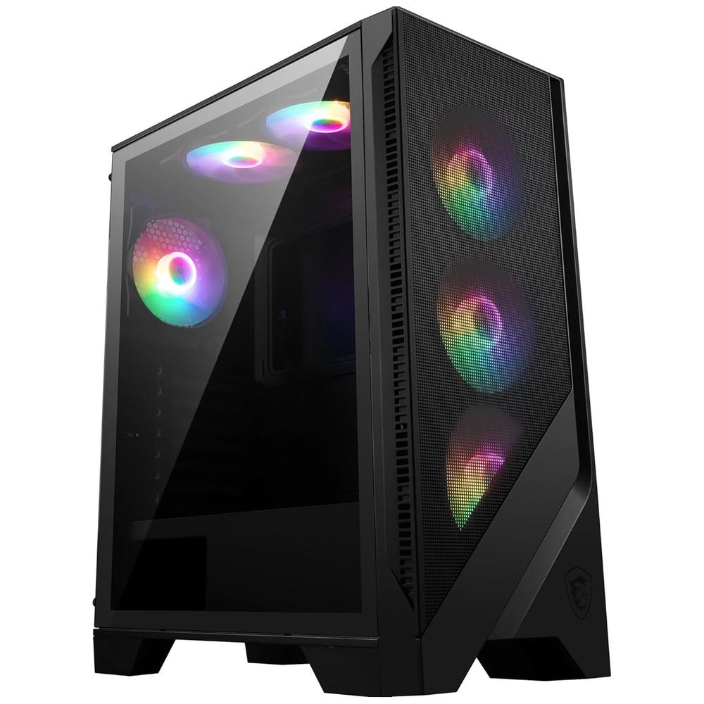 Foto 2 pulgar | Gabinete Gamer Msi Mag Forge 120a Airflow Atx Media Torre 6 Fan Cristal Templado Rgb