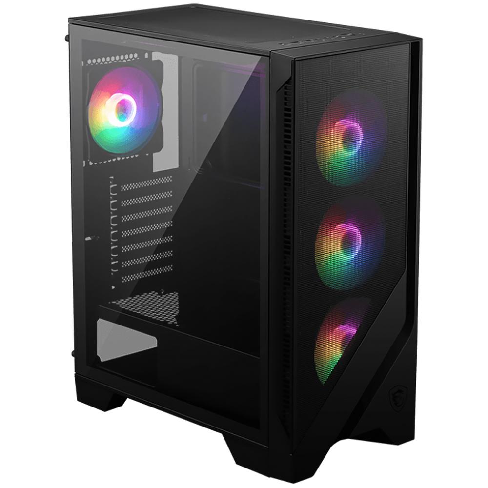 Foto 3 pulgar | Gabinete Gamer Msi Mag Forge 120a Airflow Atx Media Torre 6 Fan Cristal Templado Rgb