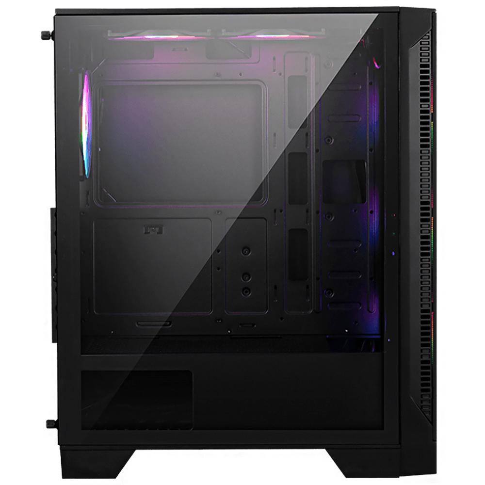 Foto 4 pulgar | Gabinete Gamer Msi Mag Forge 120a Airflow Atx Media Torre 6 Fan Cristal Templado Rgb