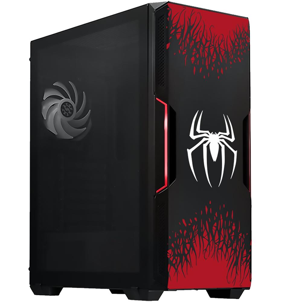 Foto 2 pulgar | Gabinete Gamer Xtreme Pc Gaming Spider-man Ii Edition Media Torre Atx/micro Atx/itx Fan 2x120mm