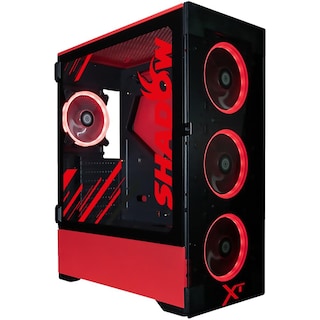 Foto 1 | Gabinete Gamer Xtreme Pc Gaming Shadow Edition E-ATX/ATX/ITX con 4 Ventiladores ARGB y Cristal Templado