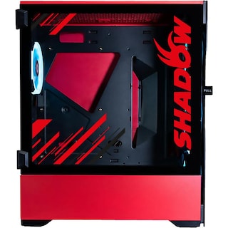 Foto 5 | Gabinete Gamer Xtreme Pc Gaming Shadow Edition E-ATX/ATX/ITX con 4 Ventiladores ARGB y Cristal Templado