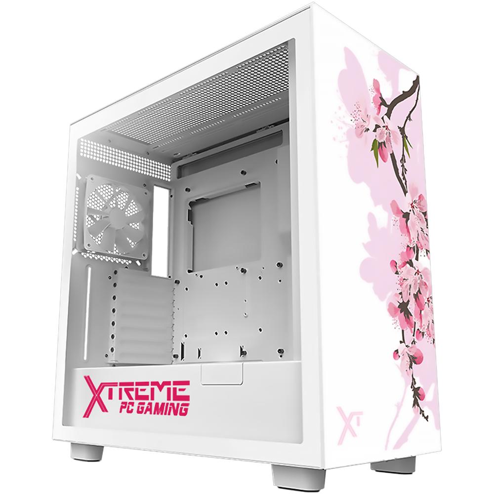 Foto 2 pulgar | Gabinete Gamer Xtreme Pc Gaming Sakura L Edition Media Torre Atx/micro Atx/itx Fan 2x120mm Usb-c