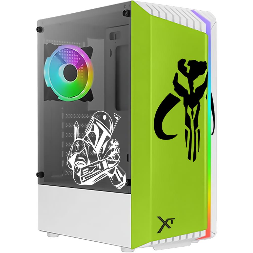 Foto 2 pulgar | Gabinete Gamer Xtreme Pc Gaming Mandalorian Edition Media Torre Atx/micro Atx/itx Fan 1x120mm