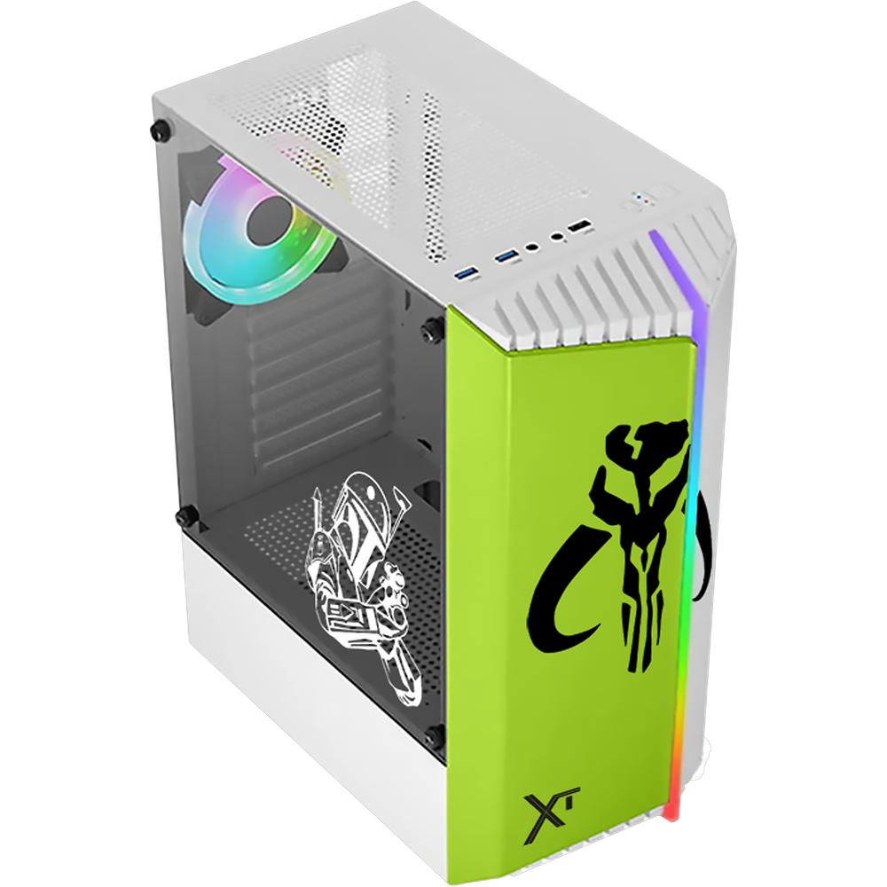 Foto 5 pulgar | Gabinete Gamer Xtreme Pc Gaming Mandalorian Edition Media Torre Atx/micro Atx/itx Fan 1x120mm