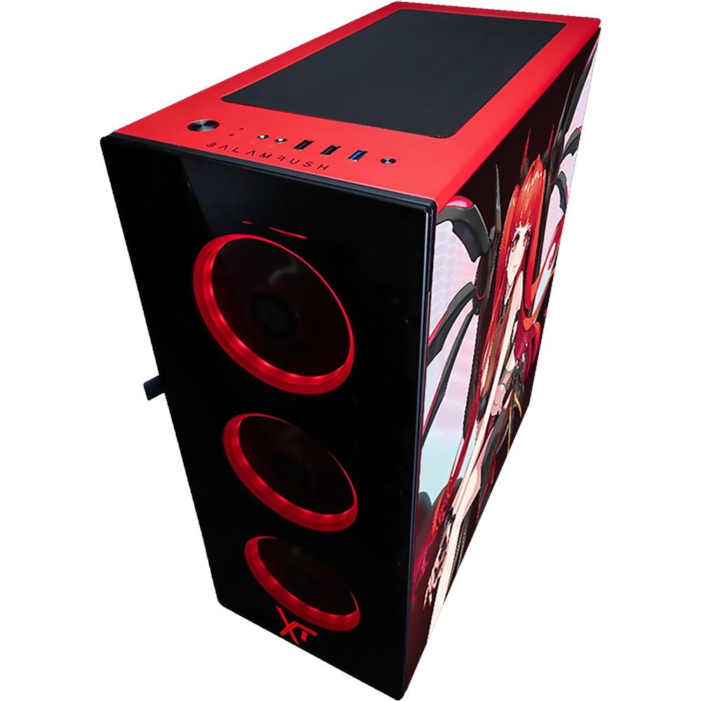 Foto 4 pulgar | Gabinete Gamer Xtreme Pc Gaming Scarlet Dragon Edition con iluminación ARGB y capacidad E-ATX