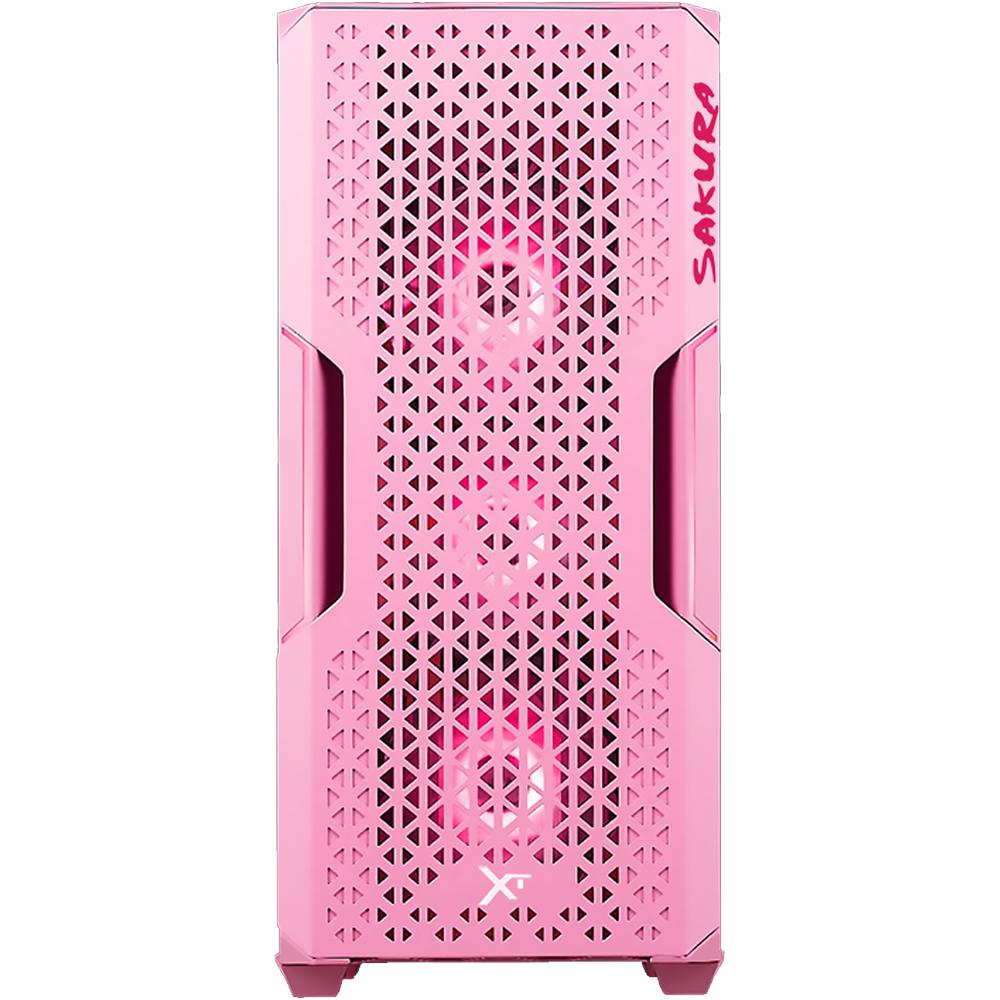 Foto 3 pulgar | Gabinete Gamer Xtreme Pc Gaming Sakura Pink Edition Media Torre Atx/micro Atx/itx Fan 2x120mm