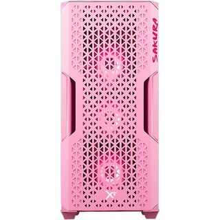 Foto 2 | Gabinete Gamer Xtreme Pc Gaming Sakura Pink Edition Media Torre Atx/micro Atx/itx Fan 2x120mm