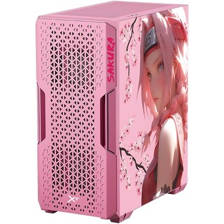 Foto 3 | Gabinete Gamer Xtreme Pc Gaming Sakura Pink Edition Media Torre Atx/micro Atx/itx Fan 2x120mm