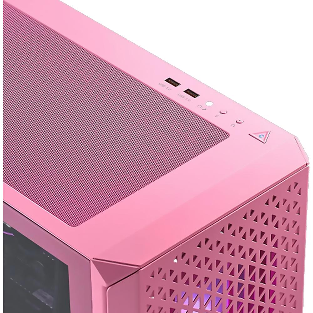Foto 6 pulgar | Gabinete Gamer Xtreme Pc Gaming Sakura Pink Edition Media Torre Atx/micro Atx/itx Fan 2x120mm