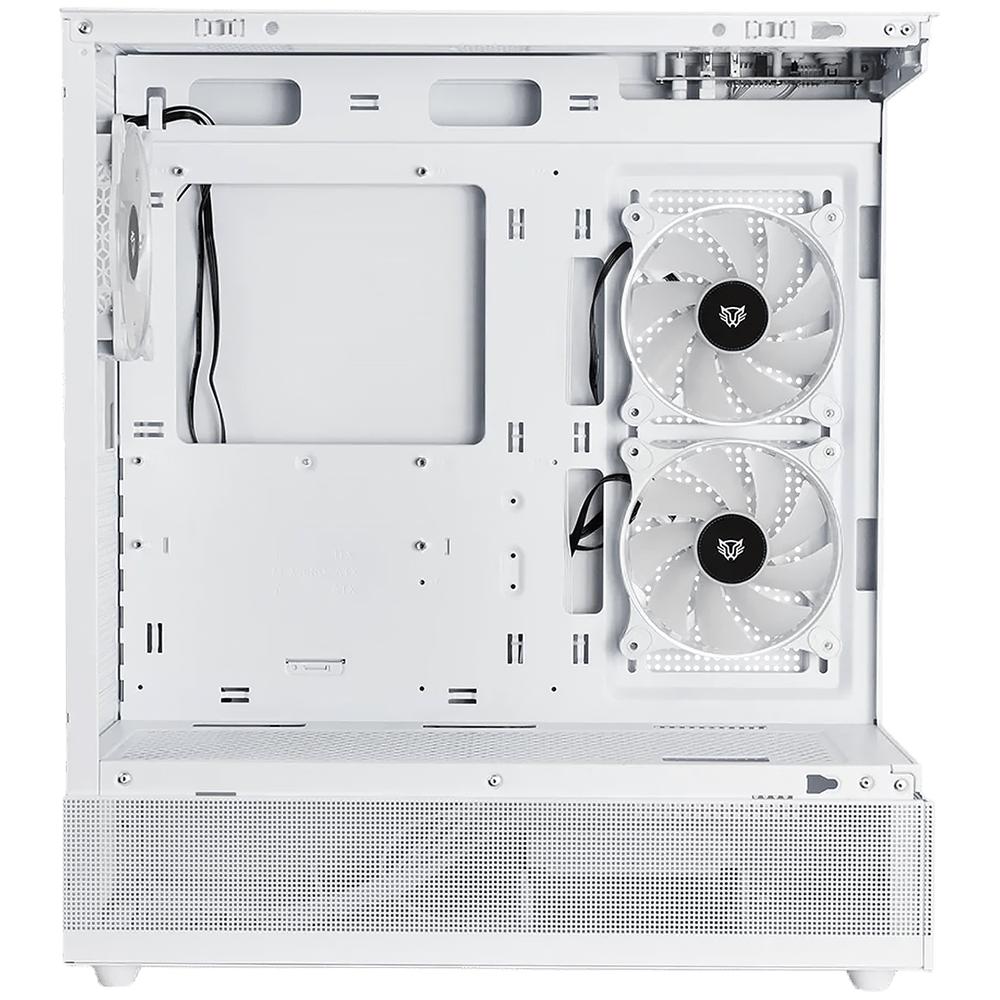 Foto 4 pulgar | Gabinete Gamer Balam Rush Tank Super 9200 Tb Atx Media Torre 3 Fan Argb Cristal Templado Sin Bordes