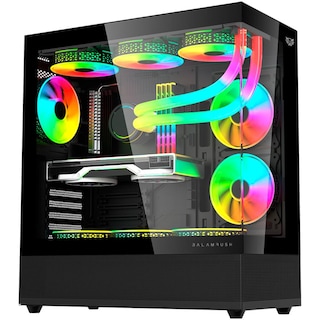 Foto 1 | Gabinete Gamer Balam Rush Tank Super 9200 Tb Atx Media Torre 3 Fan Argb Cristal Templado Sin Bordes