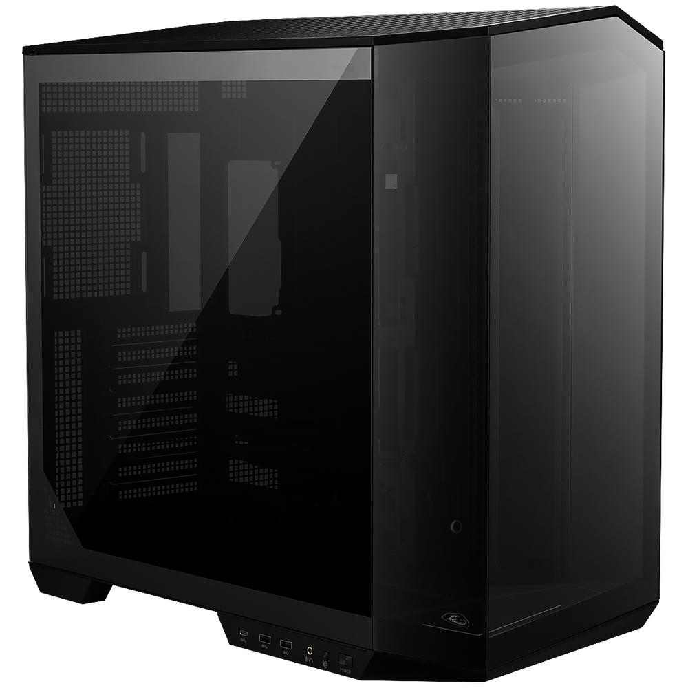 Foto 2 pulgar | Gabinete Gamer Msi Mag Pano 100l Pz Atx Media Torre Cristal Templado Usb-c Negro