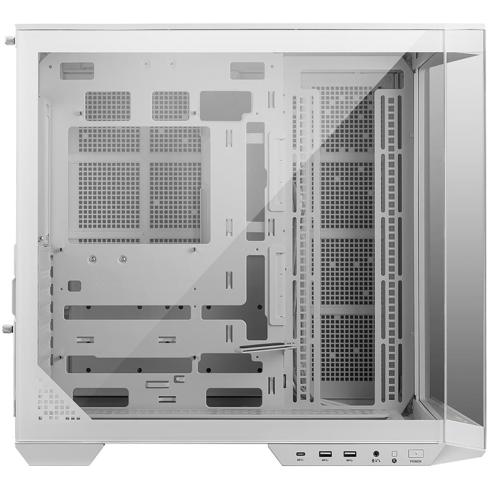 Foto 4 pulgar | Gabinete Gamer Msi Mag Pano 100l Pz White Atx Media Torre Cristal Templado Usb-c Blanco