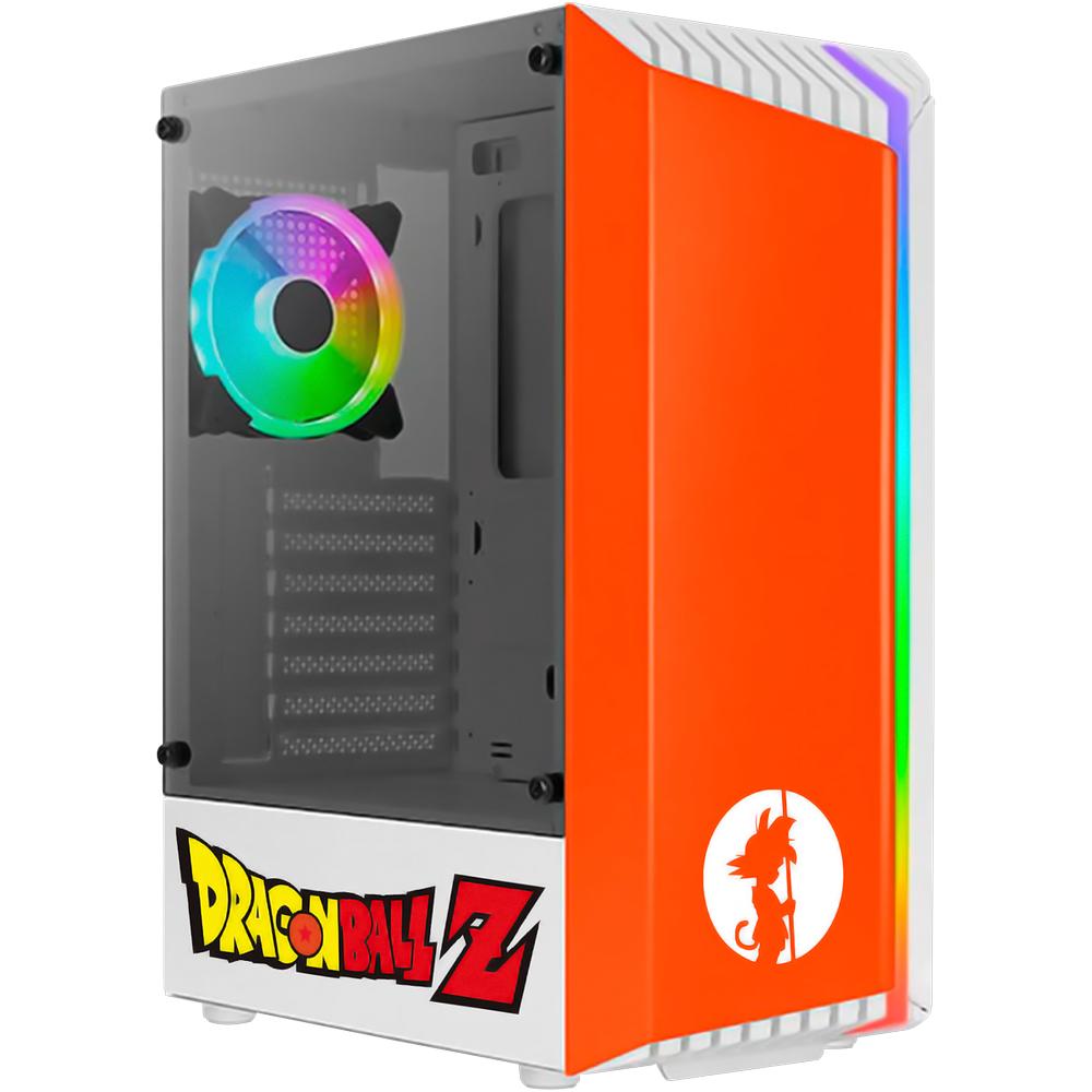 Foto 2 pulgar | Gabinete Gamer Xtreme Pc Gaming Dragon Ball Edition Media Torre Atx/micro Atx/itx Fan 1x120mm Cristal Templado Rgb Nar