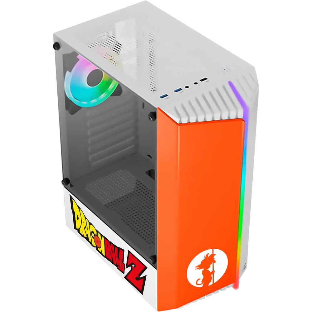 Foto 5 pulgar | Gabinete Gamer Xtreme Pc Gaming Dragon Ball Edition Media Torre Atx/micro Atx/itx Fan 1x120mm Cristal Templado Rgb Nar