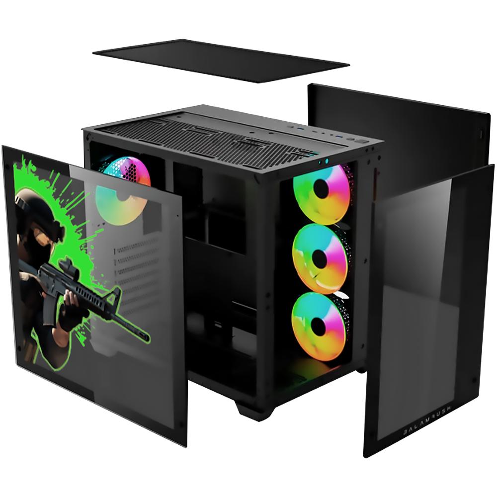 Foto 5 pulgar | Gabinete Gamer Xtreme Pc Gaming Counter Strike Edition Media Torre Atx/micro Atx/itx Fan 4x120mm Cristal Templado Rgb