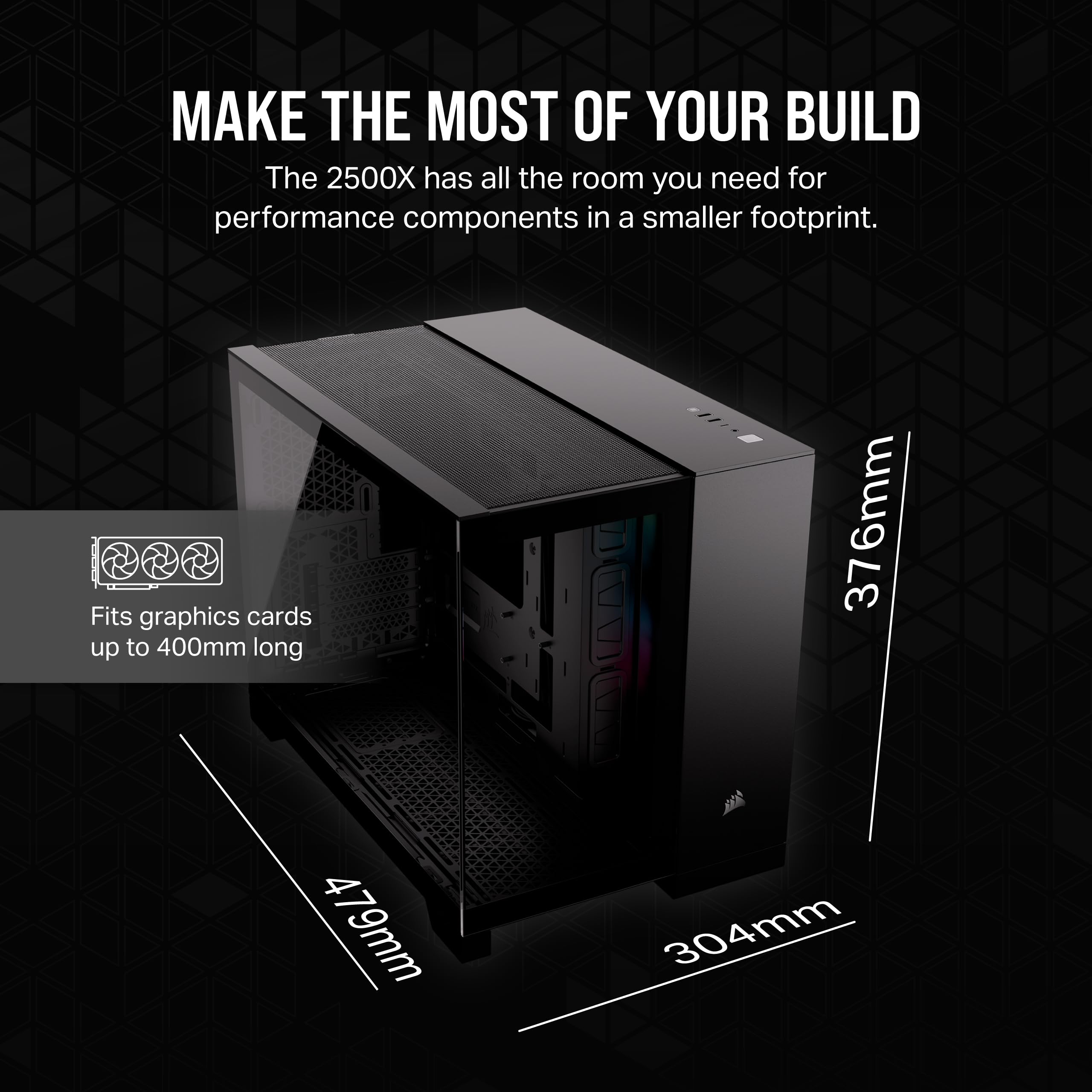 Foto 8 pulgar | Funda Para Pc Corsair Icue Link 2500x Rgb Small-tower Matx Negra - Venta Internacional.