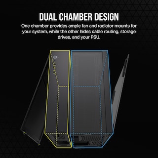 Foto 3 | Carcasa Para Pc Corsair 6500d Airflow Mid-tower Atx De Doble Cámara - Venta Internacional.