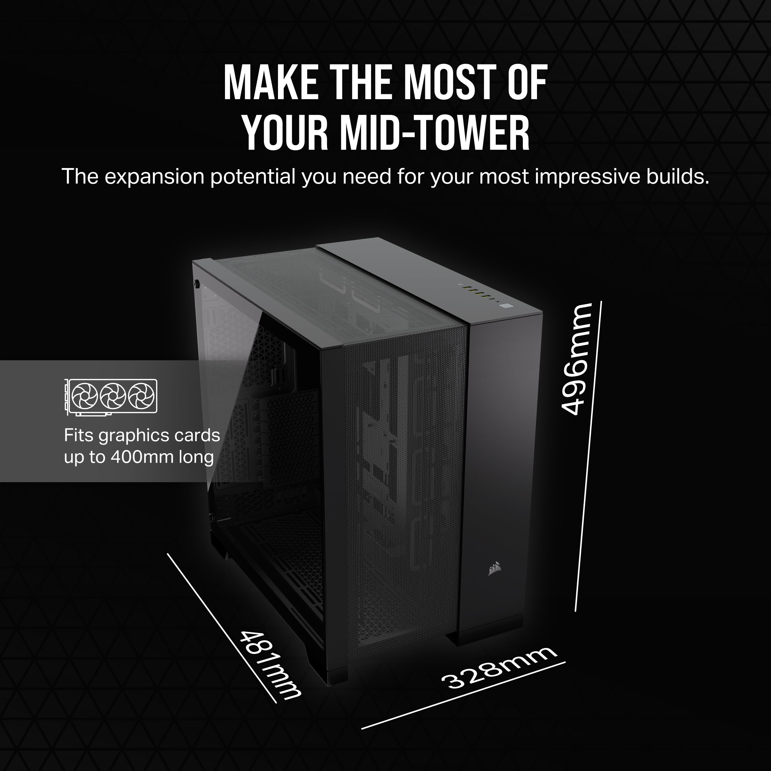 Foto 6 | Carcasa Para Pc Corsair 6500d Airflow Mid-tower Atx De Doble Cámara - Venta Internacional.