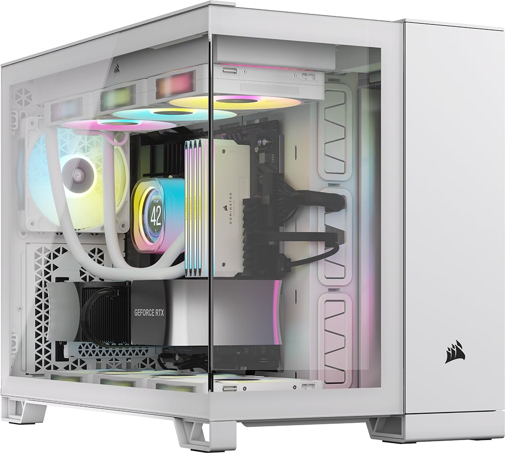 Foto 2 pulgar | Funda Para Pc Corsair Icue Link 2500x Rgb Small-tower Matx White - Venta Internacional.