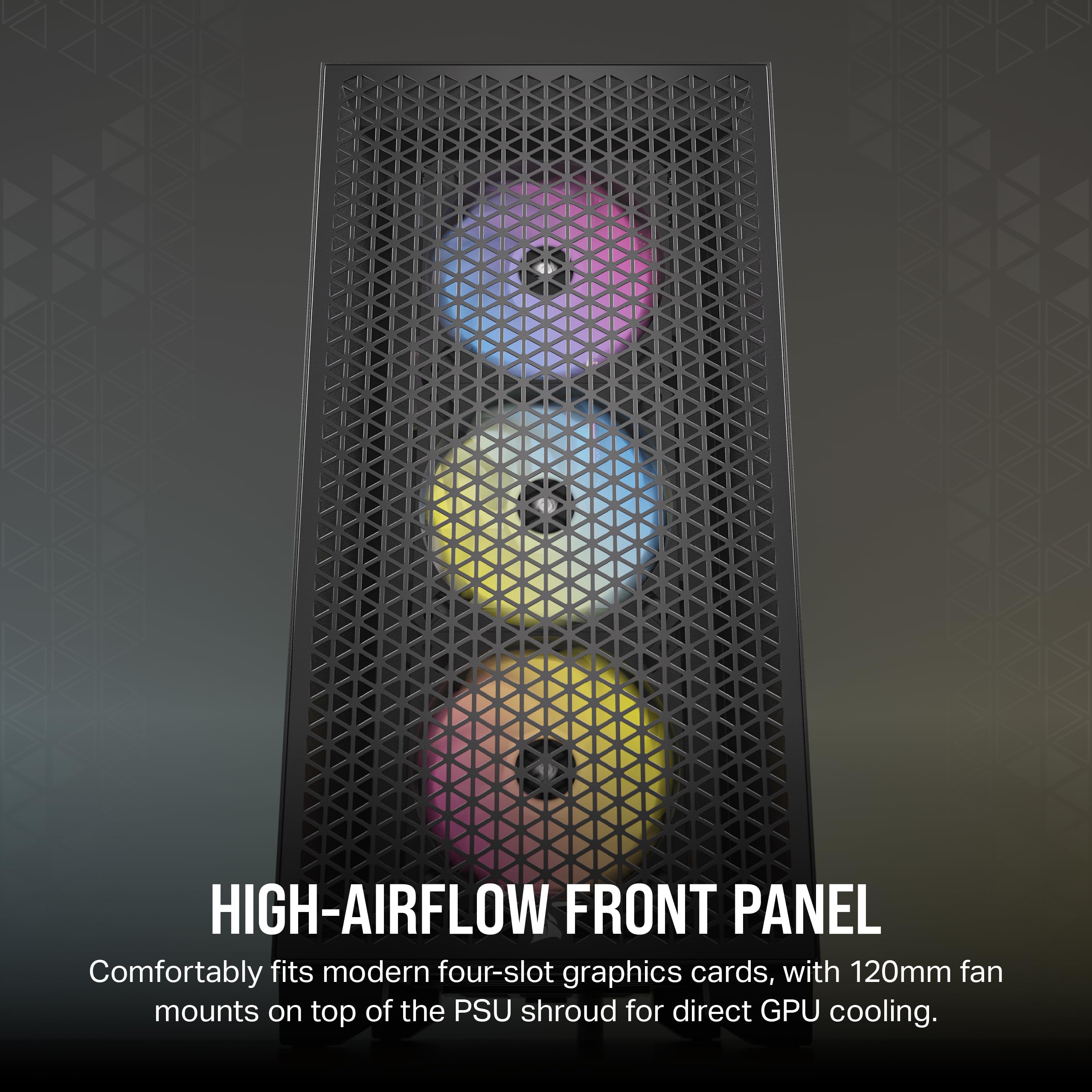 Foto 6 pulgar | Funda Para Pc Corsair 3000d Rgb Airflow Mid-tower Con 3 Ventiladores Ar120 - Venta Internacional.