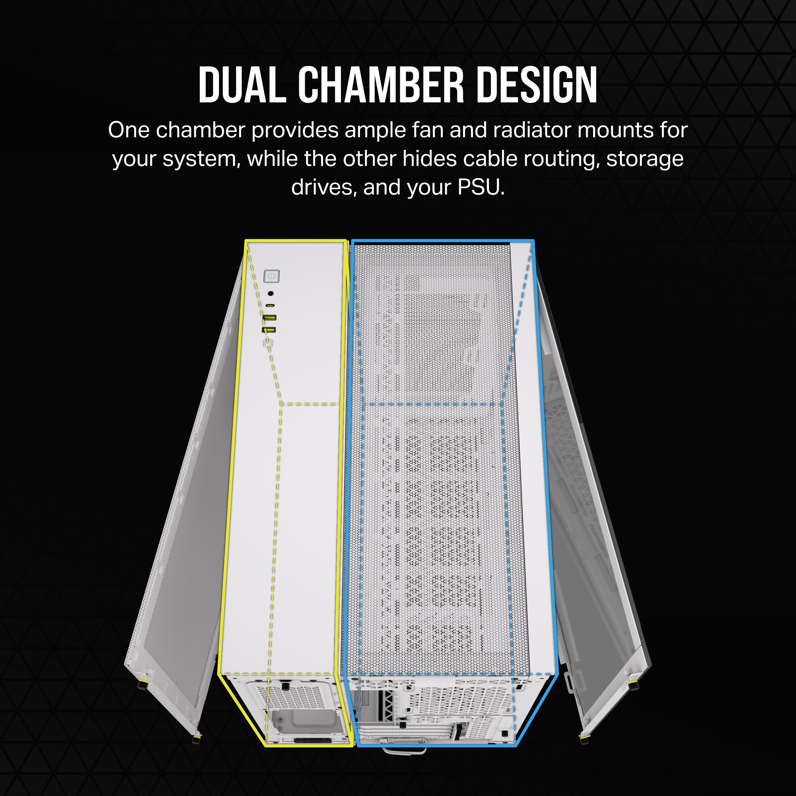 Foto 4 pulgar | Funda Para Pc Corsair 2500d Airflow Small-tower Matx Con Vidrio Templado - Venta Internacional.