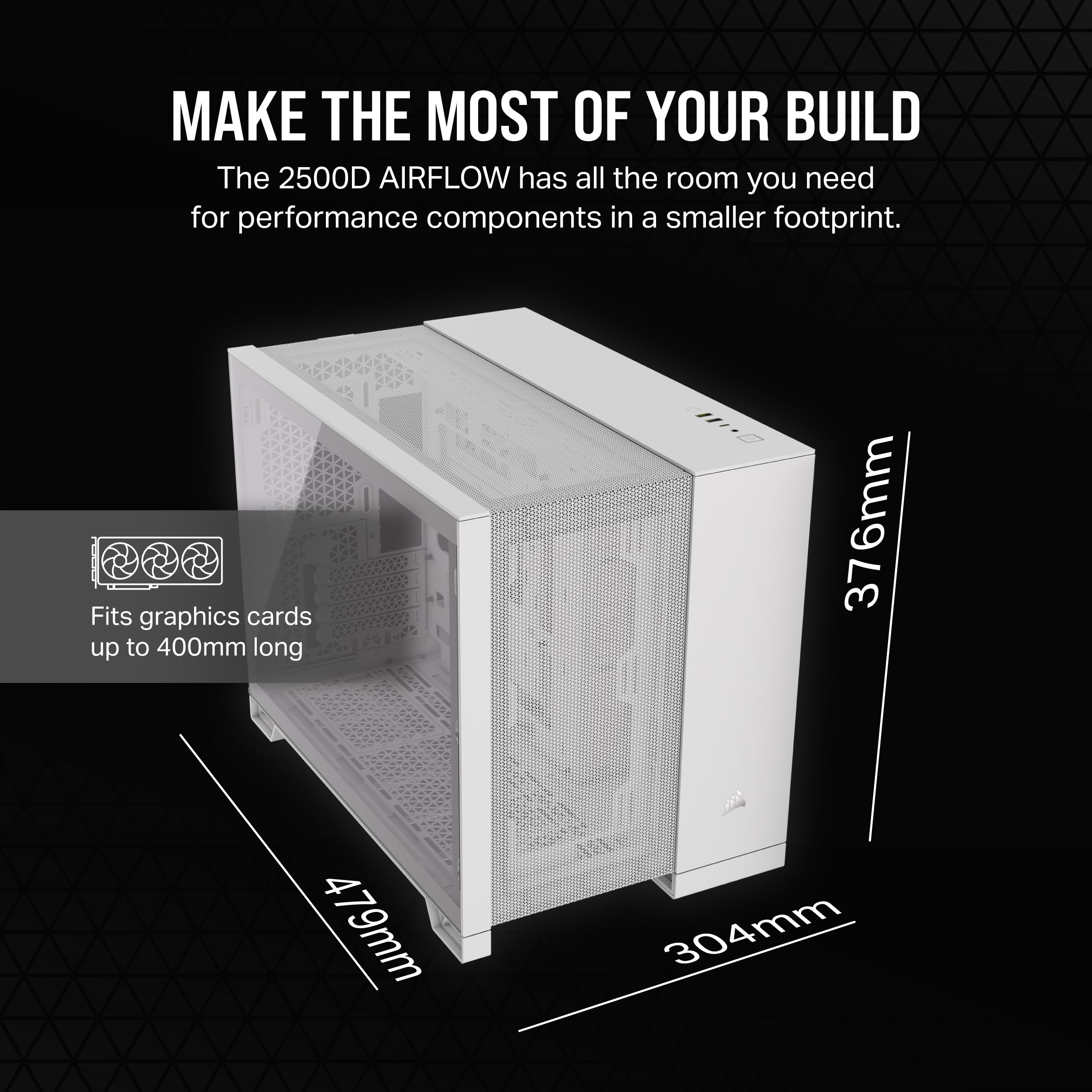 Foto 7 pulgar | Funda Para Pc Corsair 2500d Airflow Small-tower Matx Con Vidrio Templado - Venta Internacional.