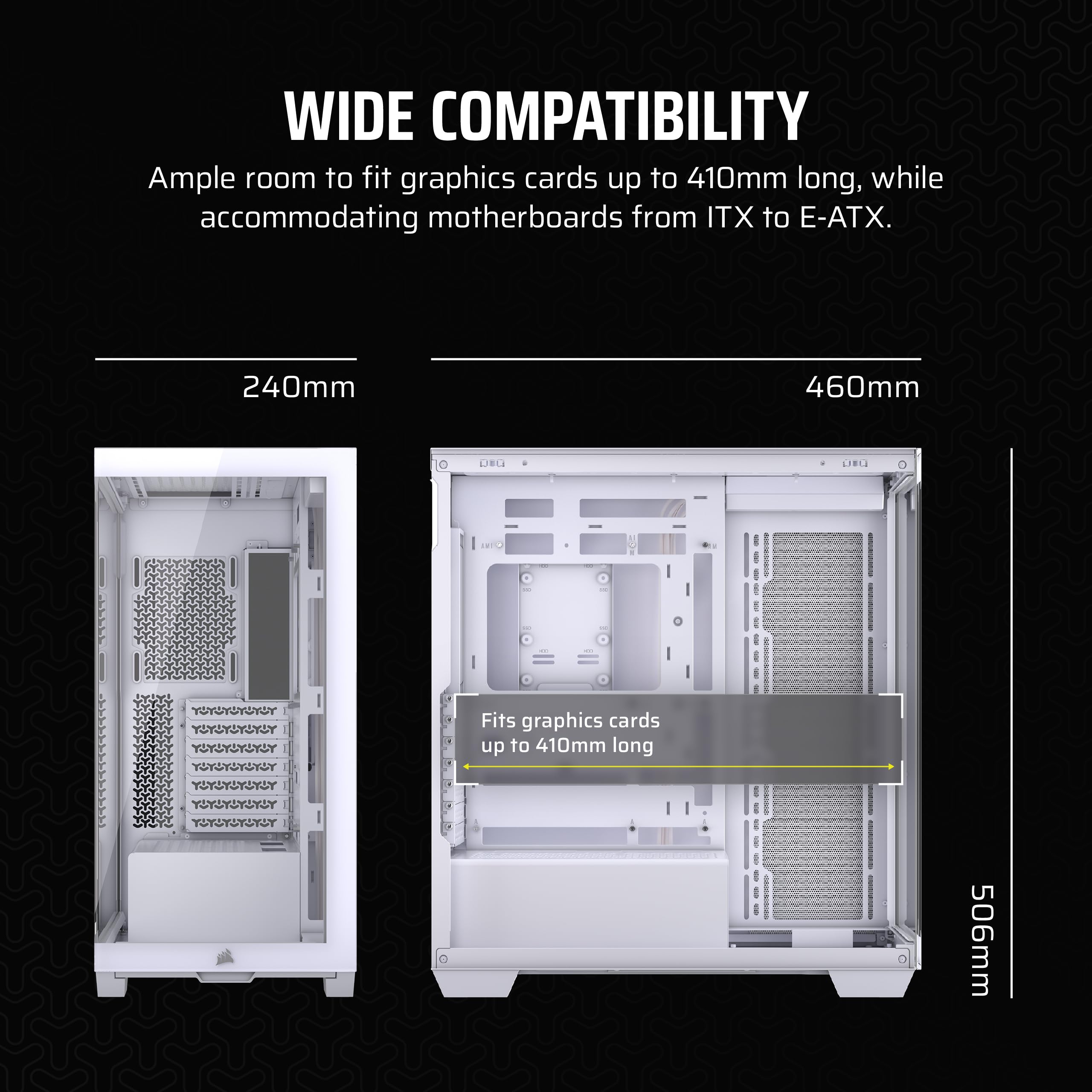 Foto 6 | Funda Para Pc Corsair 3500x Mid-tower Atx Con Vidrio Templado, Color Blanco - Venta Internacional.