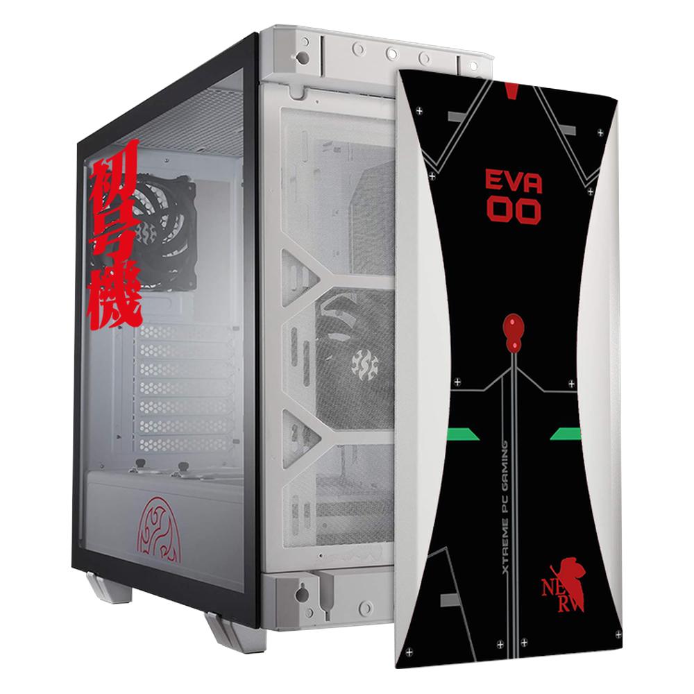 Foto 4 pulgar | Gabinete Gamer Xtreme Pc Gaming Evangelion Edition Cxtevinwt Media Torre Atx/micro Atx/itx Fan 2x120mm Cristal Tem