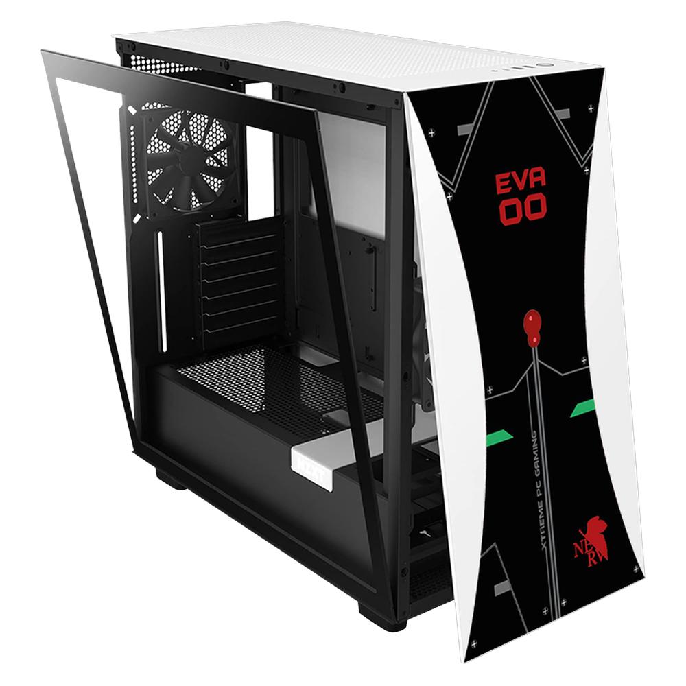 Foto 4 pulgar | Gabinete Gamer Xtreme Pc Gaming Evangelion Edition Media Torre Atx/micro Atx/itx Fan 2x120mm Usb-c Cristal Templ