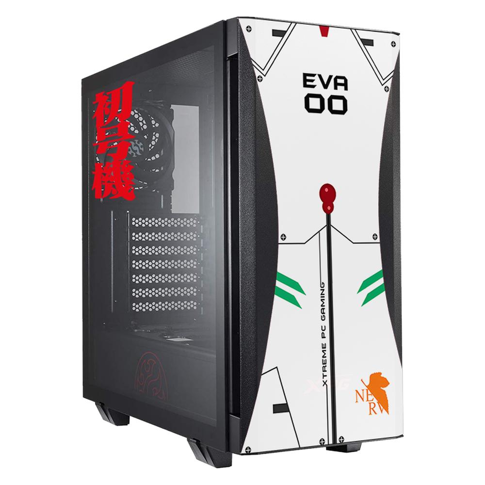 Gabinete Gamer Xtreme Pc Gaming Evangelion Edition Cxtevinbk Media Torre Atx/micro Atx/itx Fan 2x120mm Cristal Temp