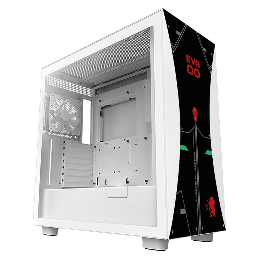 Foto 2 pulgar | Gabinete Gamer Xtreme Pc Gaming Evangelion Edition Media Torre Atx/micro Atx/itx Fan 2x120mm Usb-c Cristal Templado Bl