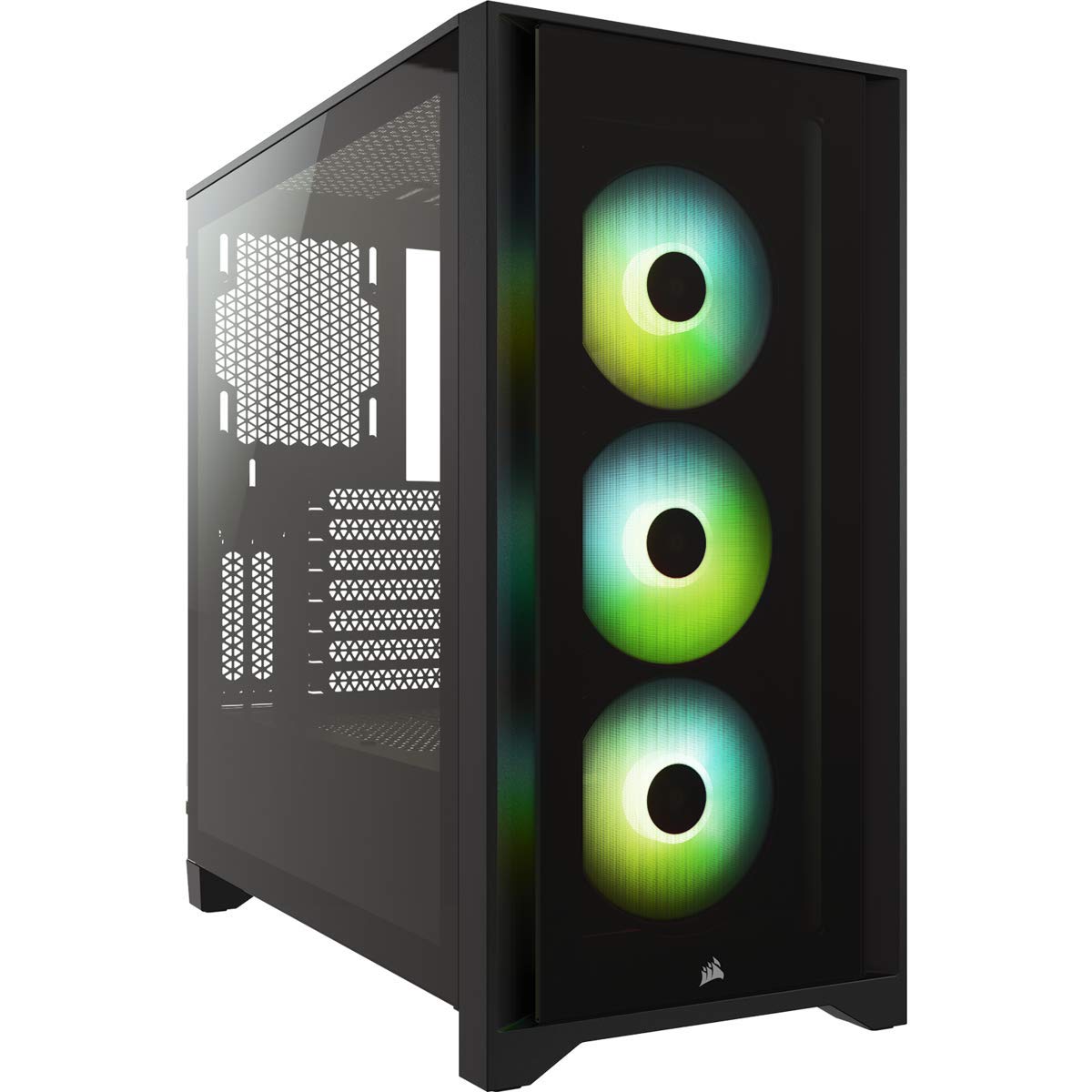 Foto 2 pulgar | Funda para PC Corsair Icue 4000x RGB de Vidrio Templado Mid-Tower ATX - Venta Internacional