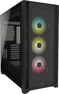 Foto 1 | Funda Inteligente para Pc Corsair Icue 5000x Rgb de Vidrio Templado Negro - Venta Internacional