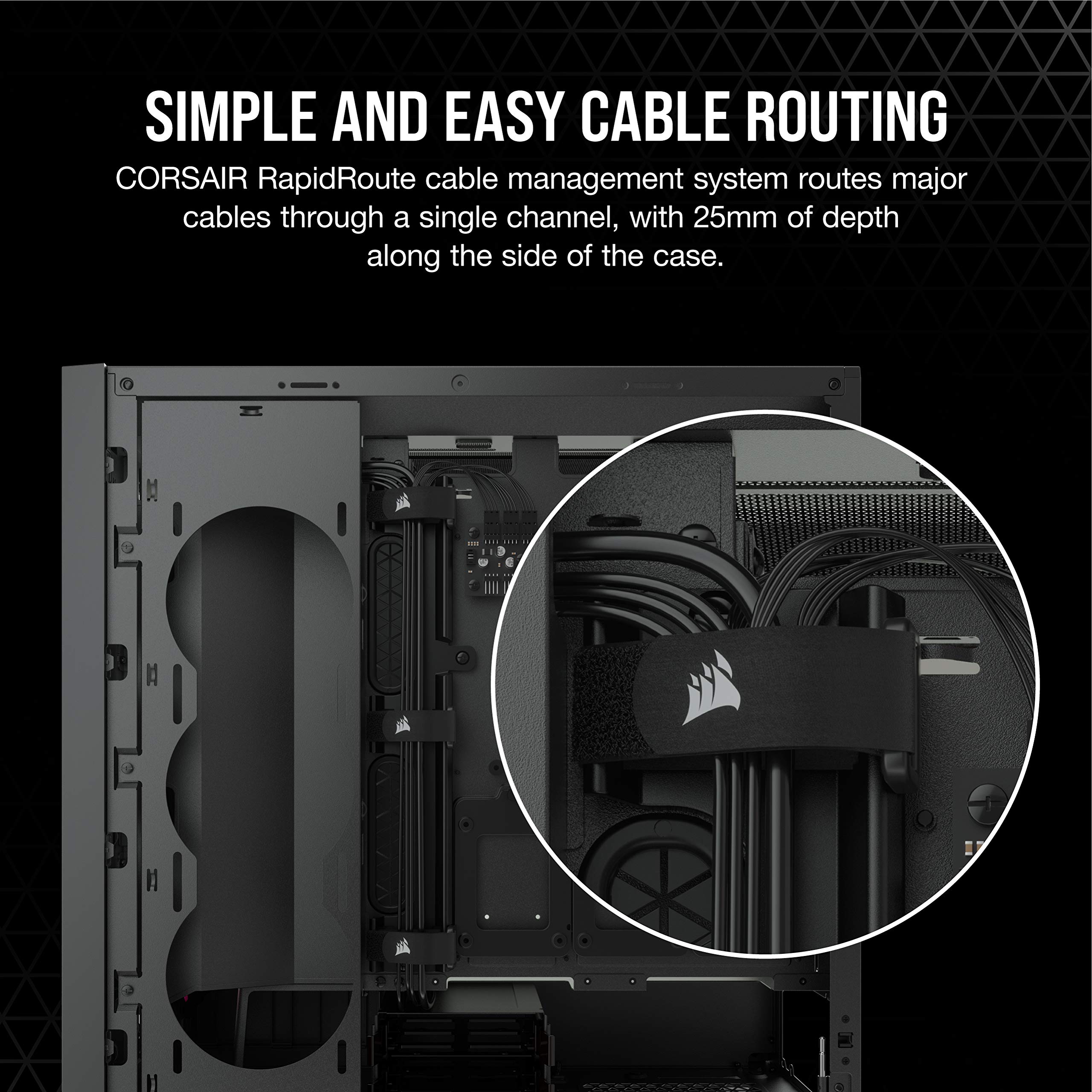 Foto 7 pulgar | Funda Inteligente para Pc Corsair Icue 5000x Rgb de Vidrio Templado Negro - Venta Internacional