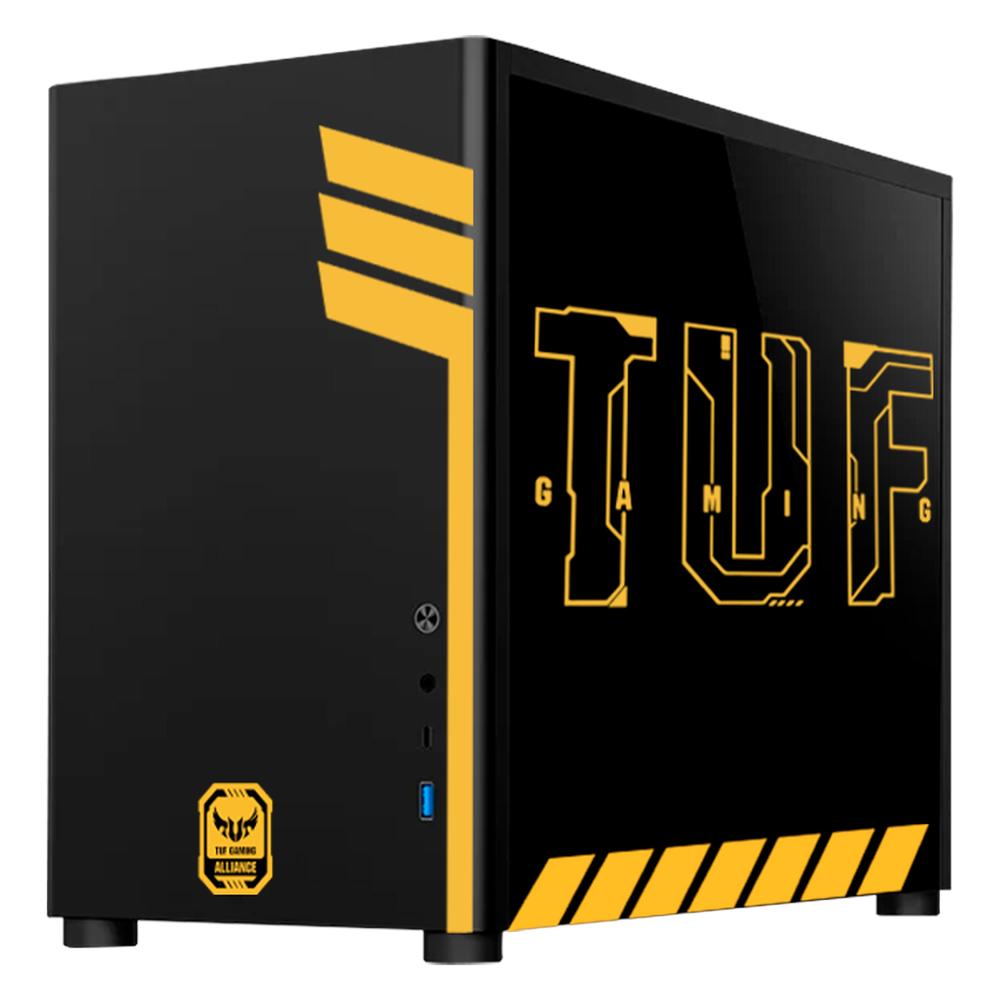 Foto 4 pulgar | Gabinete Gamer Xtreme Pc Gaming Tuf Edition Cxttu985bk Micro Torre Micro Atx/itx Usb-c Cristal Templado Negro