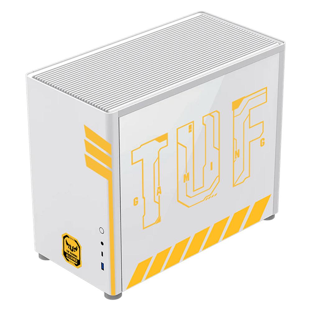 Foto 3 pulgar | Gabinete Gamer Xtreme Pc Gaming Tuf Edition Cxttu985wt Micro Torre Micro Atx/itx Usb-c Cristal Templado Blanco