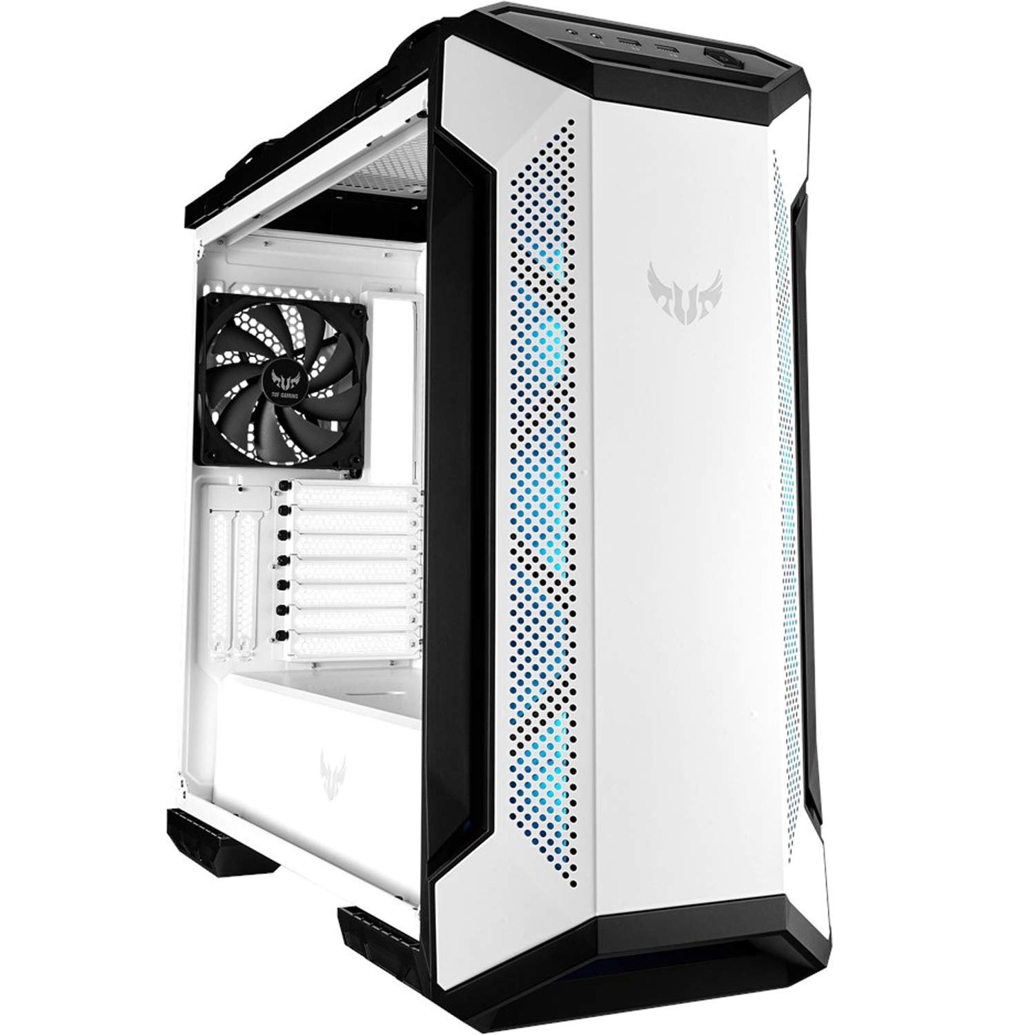 Foto 6 pulgar | Funda De Ordenador Asus Tuf Gaming Gt501 Blanca Eatx Con 4 Ventiladores - Venta Internacional.