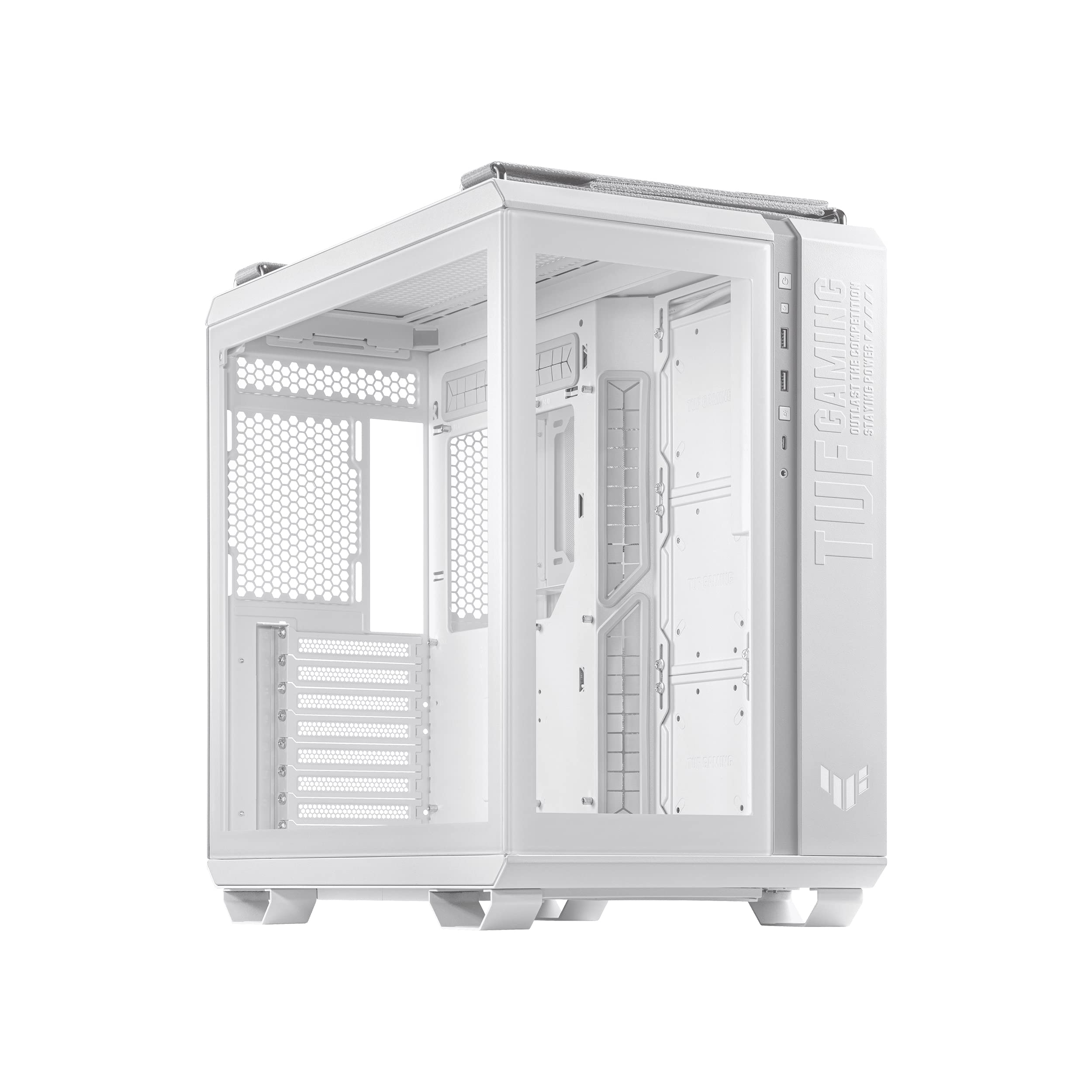 Foto 2 pulgar | Carcasa De Ordenador Asus Tuf Gaming Gt502 White Atx Mid-tower - Venta Internacional.