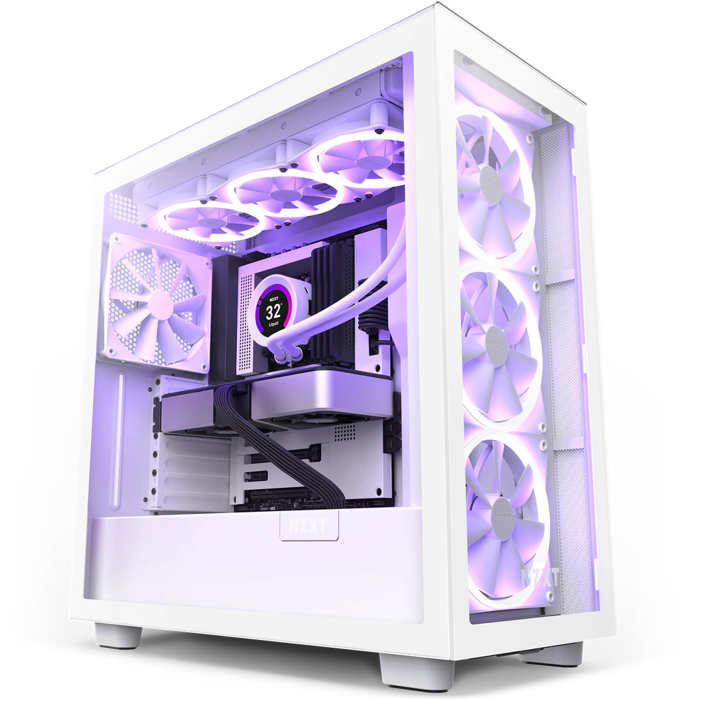 Foto 2 pulgar | Gabinete Nzxt H7 Elite Con Ventana Rgb, Midi-tower, Mini-itx/micro-atx/atx/eatx, Usb 3.0, Sin Fuente, 4 Ventiladores In