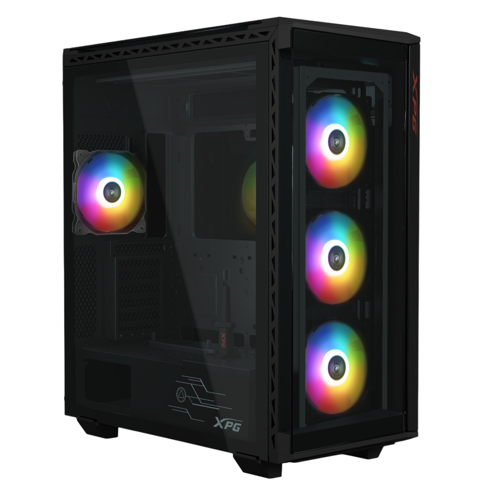 Gabinete Xpg Battlecruiser Ii Con Ventana, Midi-tower, Atx/eatx/micro Atx/mini-itx, Usb 3.2, Sin Fuente, 4 Venti