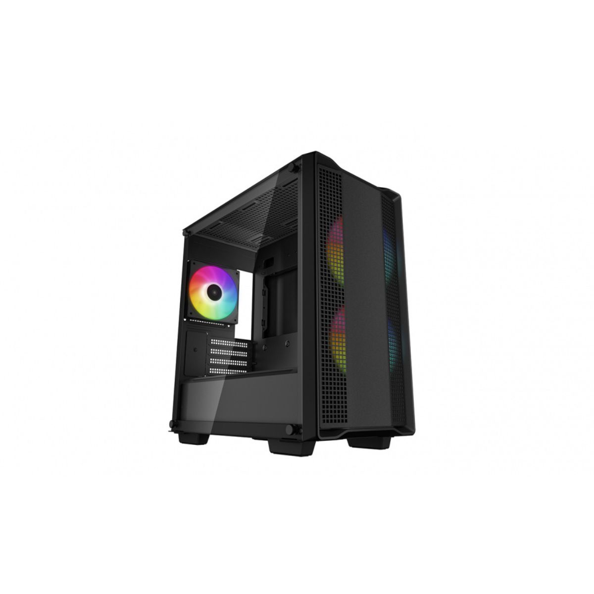 Foto 2 pulgar | Gabinete Deepcool Cc360 Argb Con Ventana, Micro-tower, Mini-itx/micro-atx, Usb 3.0/2.0, Sin Fuente, 3 Ventiladores Argb